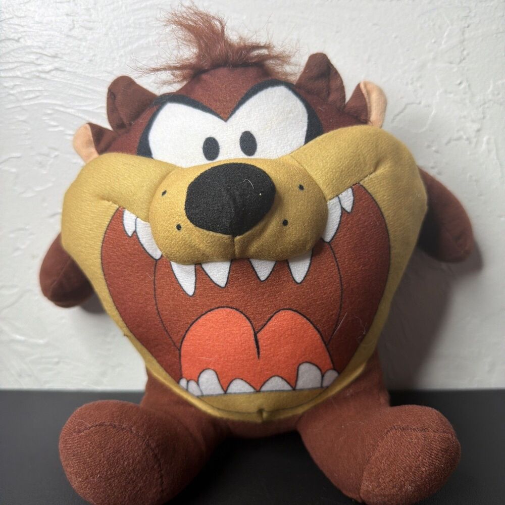 Looney Tunes Tasmanian Devil Taz Cartoon Plush Stuffed Animal Toy